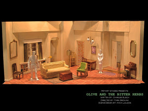 "Olive And The Bitter Herbs"  Set Design Model By Anna Louizos