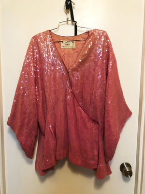 TABOO - Original Broadway Ensemble Costume - Pink Sequin Kimono